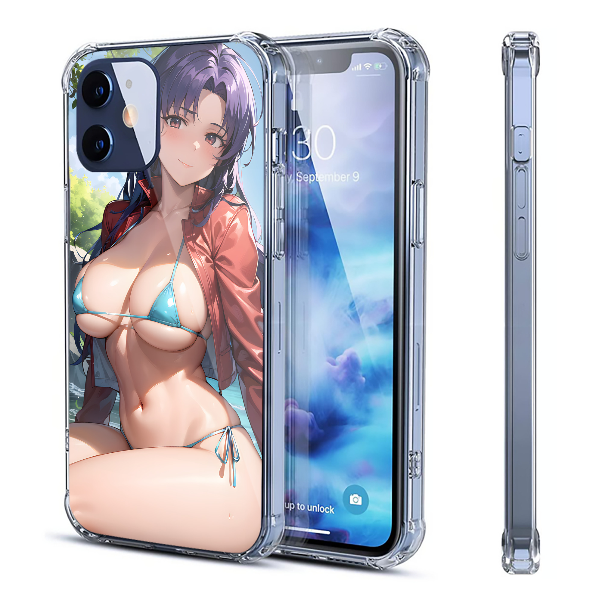 （画像用） EVA 新世紀エヴァンゲリオン 【iPhone 12シリーズ対応】透明スマホケース（クリアソフトケース）